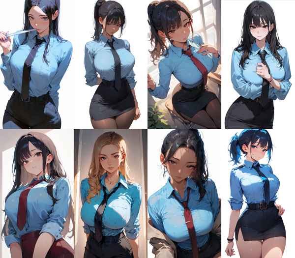 LoRAの適用なし - Anima用のLoRAを作成する:画像12