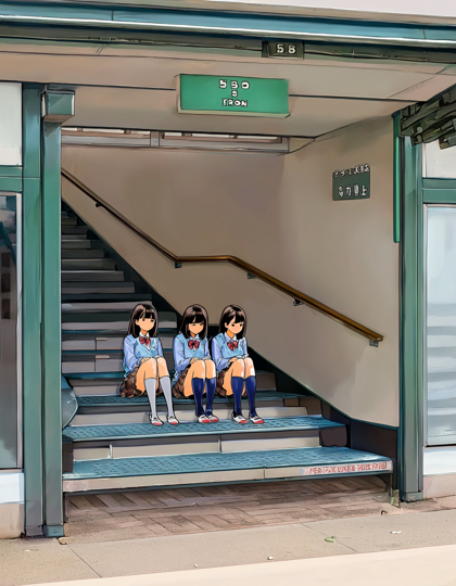 Animaの画像生成結果、SDXL（Illustrious）との比較:画像4