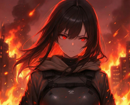 炎を表現する画像を生成する - nano banana / qwen image edit を利用:画像4