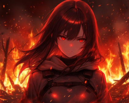 炎を表現する画像を生成する - nano banana / qwen image edit を利用:画像6