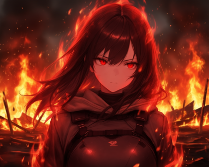 炎を表現する画像を生成する - nano banana / qwen image edit を利用:画像9