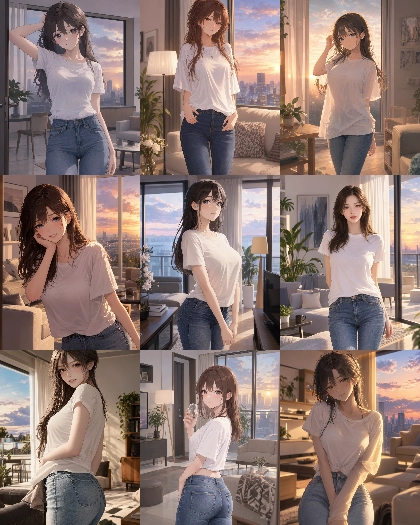 MOSS Imageのスコアタグ (score_9, score_8, score_7 ...) 、クオリティタグ(masterpiece, best quality, ...)の画像生成傾向を調査する:画像33