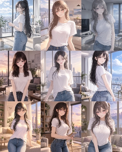 MOSS Imageのスコアタグ (score_9, score_8, score_7 ...) 、クオリティタグ(masterpiece, best quality, ...)の画像生成傾向を調査する:画像68