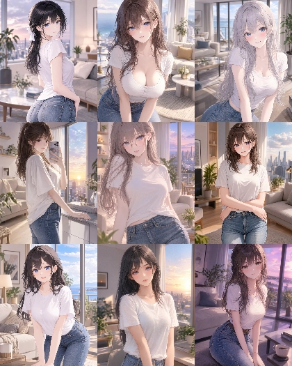 MOSS Imageのスコアタグ (score_9, score_8, score_7 ...) 、クオリティタグ(masterpiece, best quality, ...)の画像生成傾向を調査する:画像69