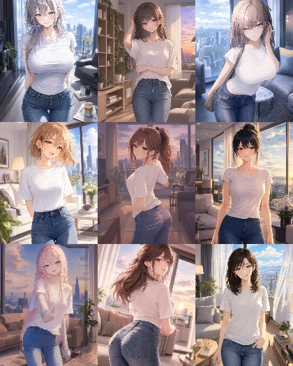 MOSS Imageのスコアタグ (score_9, score_8, score_7 ...) 、クオリティタグ(masterpiece, best quality, ...)の画像生成傾向を調査する:画像5