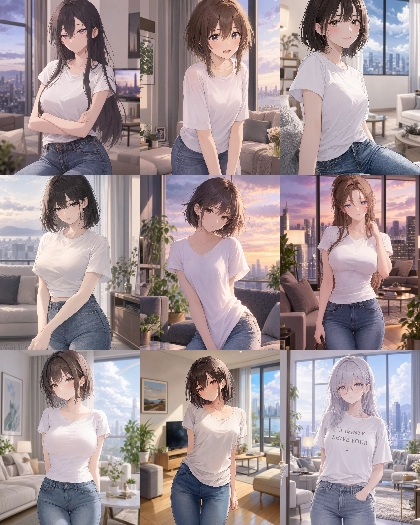 MOSS Imageのスコアタグ (score_9, score_8, score_7 ...) 、クオリティタグ(masterpiece, best quality, ...)の画像生成傾向を調査する:画像4
