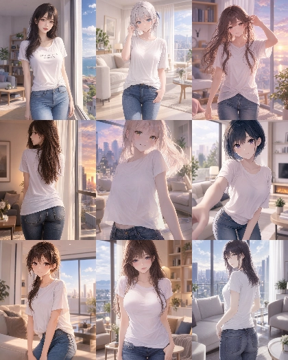 MOSS Imageのスコアタグ (score_9, score_8, score_7 ...) 、クオリティタグ(masterpiece, best quality, ...)の画像生成傾向を調査する:画像49
