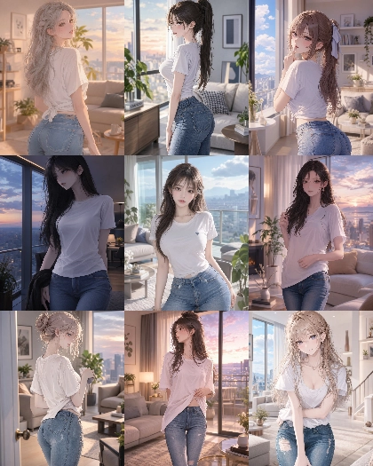 MOSS Imageのスコアタグ (score_9, score_8, score_7 ...) 、クオリティタグ(masterpiece, best quality, ...)の画像生成傾向を調査する:画像46