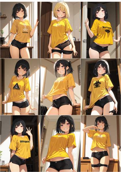 Hakushi Mix v1.41 - スパッツを表現するプロンプト、画像生成結果:画像16