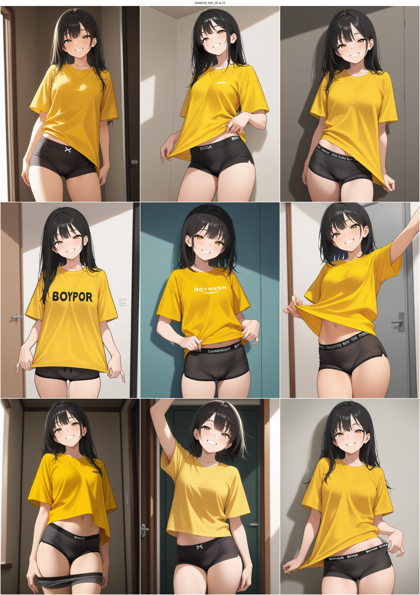 RANDOM_MIX_2D ALT5 - スパッツを表現するプロンプト、画像生成結果:画像17