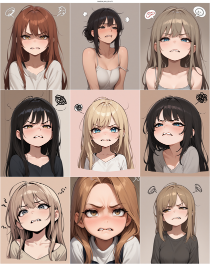 RANDOM_MIX_2D ALT5 - 下唇を噛む表情のプロンプト、画像生成結果:画像6