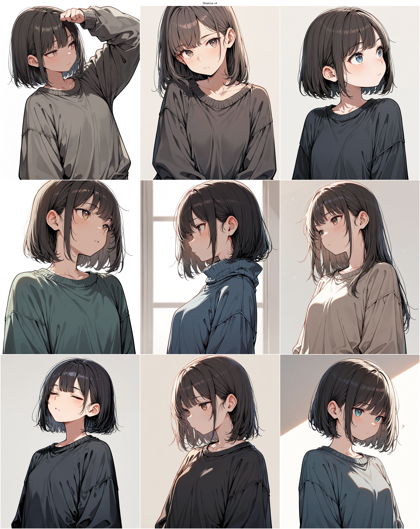 Dinamus v4 - セーターの縄編み、縄模様を表現するプロンプト、画像生成結果:画像18