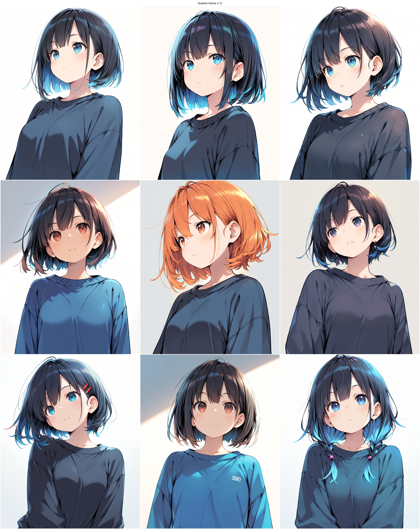 Sudachi Anima v1.0 - セーターの縄編み、縄模様を表現するプロンプト、画像生成結果:画像17