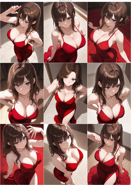 REED_Illustration_IL_SDXL v6.0IL - 胸の谷間を見せる/見せないの表現をするプロンプト、画像生成結果:画像12