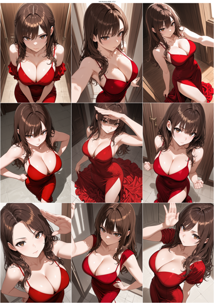 WAI-illustrious-SDXL v17.0 - 胸の谷間を見せる/見せないの表現をするプロンプト、画像生成結果:画像9