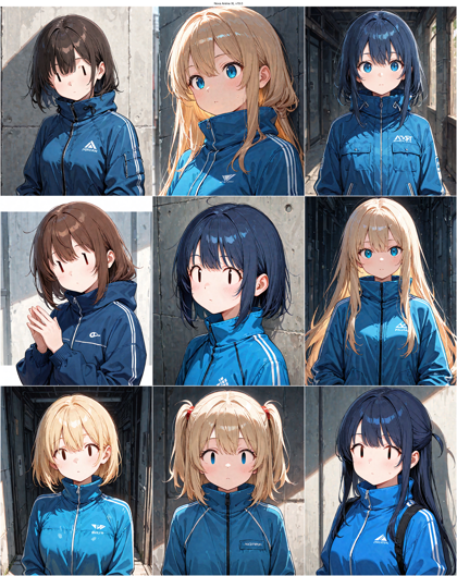Nova Anime XL v19.0 - コンセント目(縦棒目)を出力するプロンプト:画像2