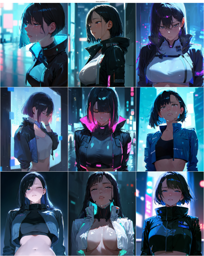 Anima aesthetic-v1.1 - 泣き顔を表現するプロンプト、画像生成結果:画像9