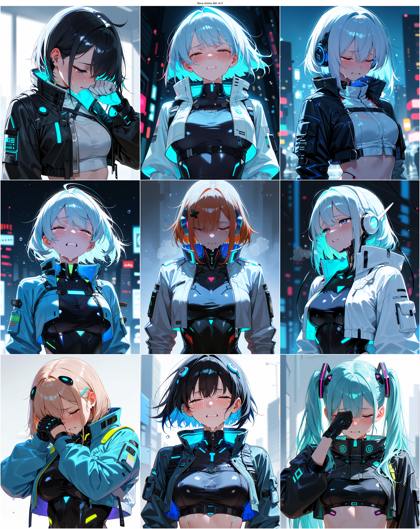 Nova Anime AM v4.0 - 泣き顔を表現するプロンプト、画像生成結果:画像13