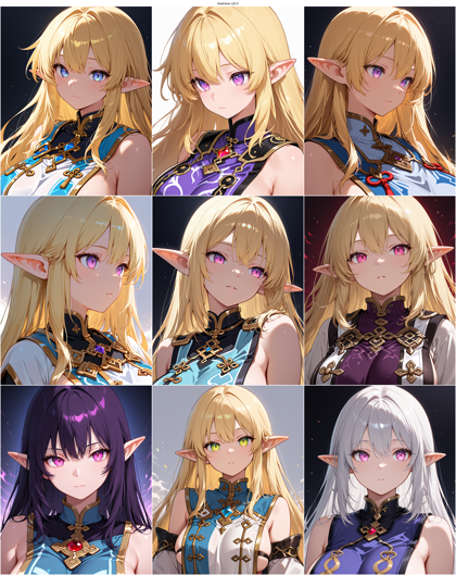 Ikastrious v22.0 - エルフ耳を表現するプロンプト、画像生成結果:画像6