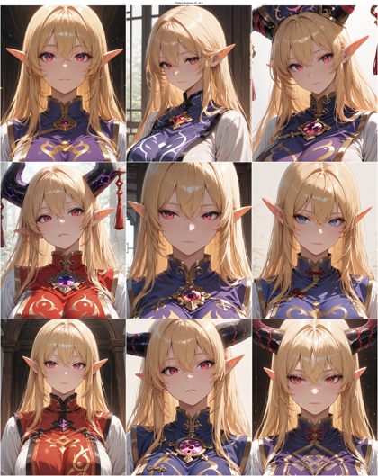 Prefect illustrious XL v8.0 - エルフ耳を表現するプロンプト、画像生成結果:画像3