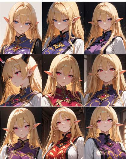WAI-illustrious-SDXL v17.0 - エルフ耳を表現するプロンプト、画像生成結果:画像1