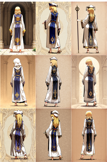 Hakushi Mix v1.41 - 後姿を表現するプロンプト、画像生成結果:画像6