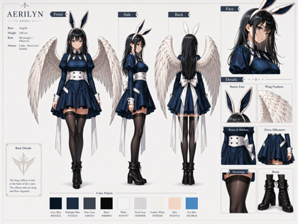 拡張の場合 - GPT Image でキャラクターシート、キャラクターの三面図を生成する:画像7