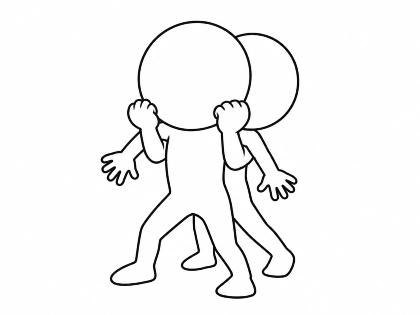 羽交い絞めのポーズのプロンプトと画像生成結果:画像3