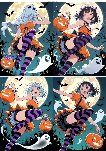 Confound Atelier JetMix - ハロウィンのコスチュームを表現するプロンプト、画像生成結果:画像11