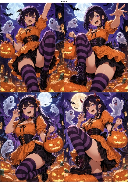 Lithex er0ge - ハロウィンのコスチュームを表現するプロンプト、画像生成結果:画像12