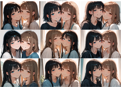 RAMTHRUST'S-NSFW-PINK-ALCHEMY-ANIMA v2.9 - 顔（頭部）を近づけているシーンを表現するプロンプト、画像生成結果:画像6