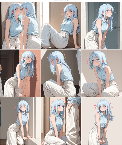 CyberRealistic CyberIllustrious Anime v5.0 - 恋する乙女の表情のプロンプト、画像生成結果:画像8
