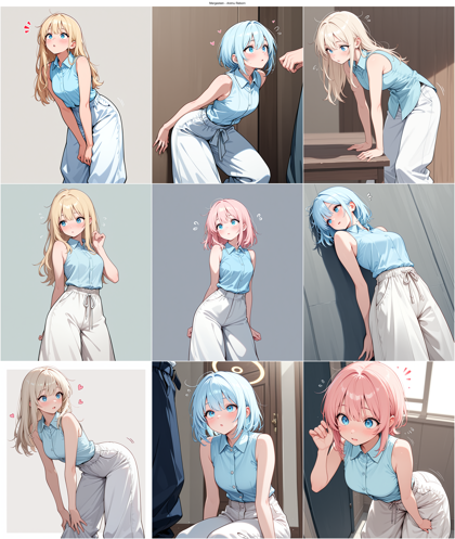 Mergestein - Animu Reborn - 恋する乙女の表情のプロンプト、画像生成結果:画像7