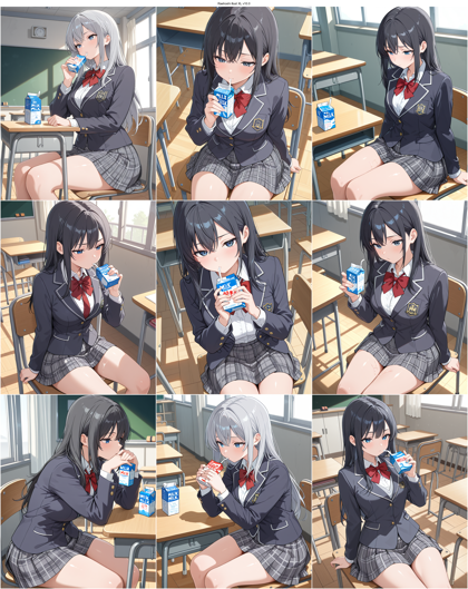 Raehoshi illust XL v10.0 - 紙パックのジュース・牛乳を表現するプロンプト、画像生成結果:画像4
