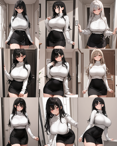 PlantMilk Walnut - 大きな胸・巨乳を表現するプロンプト:画像5