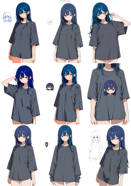 Akium Lumen ILL - base v3 - 漫画的なキャラクター、線がしっかり、やや手描き感のある画像を生成するプロンプト、画像生成結果:画像14