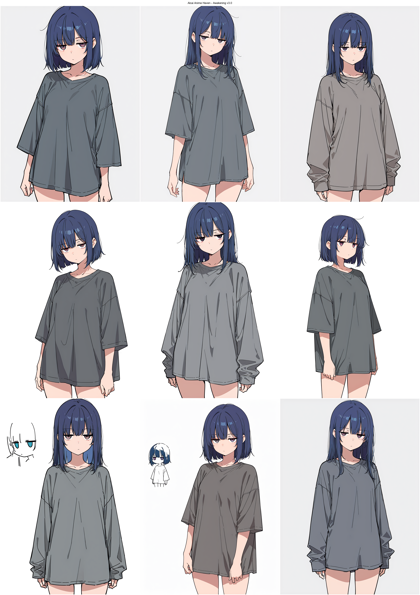 Alcai Anime Haven - Awakening v3.0 - 漫画的なキャラクター、線がしっかり、やや手描き感のある画像を生成するプロンプト、画像生成結果:画像1