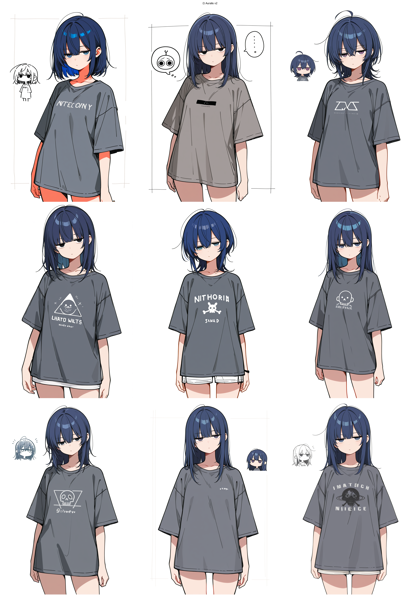Ω Auralis v2 - 漫画的なキャラクター、線がしっかり、やや手描き感のある画像を生成するプロンプト、画像生成結果:画像3
