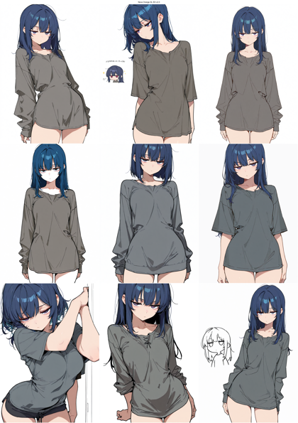 Nova Orange XL EX v2.0 - 漫画的なキャラクター、線がしっかり、やや手描き感のある画像を生成するプロンプト、画像生成結果:画像21