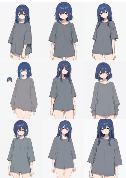 Pie - Models Lemon - 漫画的なキャラクター、線がしっかり、やや手描き感のある画像を生成するプロンプト、画像生成結果:画像38