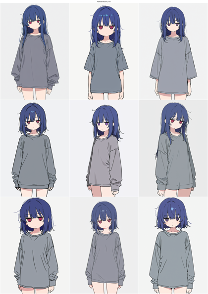 Raehoshi illust XL v9.1 - 漫画的なキャラクター、線がしっかり、やや手描き感のある画像を生成するプロンプト、画像生成結果:画像28