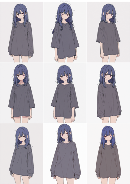 RIN Flanime Illustrious v3.0 - 漫画的なキャラクター、線がしっかり、やや手描き感のある画像を生成するプロンプト、画像生成結果:画像32