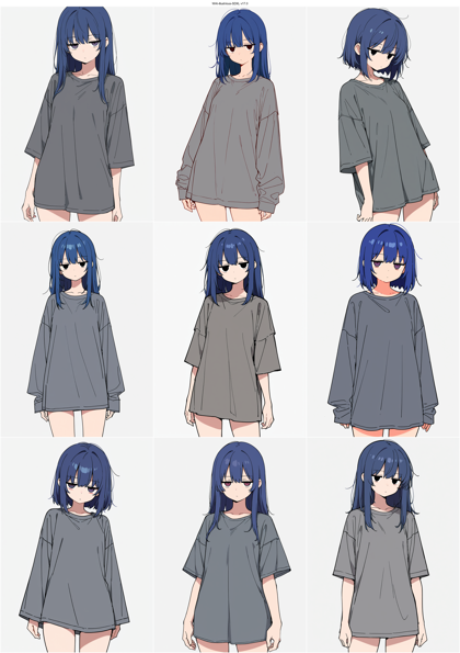 WAI-illustrious-SDXL v17.0 - 漫画的なキャラクター、線がしっかり、やや手描き感のある画像を生成するプロンプト、画像生成結果:画像34