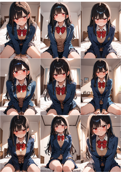 AnimaIka v4.6 - 馬乗りになっているシーンを表現するプロンプト、画像生成結果:画像12