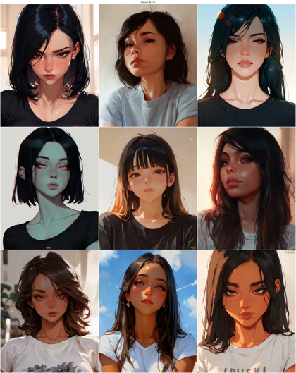 Anima-2.9B v1.0 - 白目を描画しない表現のプロンプト、画像生成結果:画像10