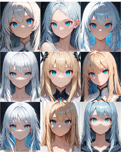 Nova Anime XL v19.0 - 白目を描画しない表現のプロンプト、画像生成結果:画像2