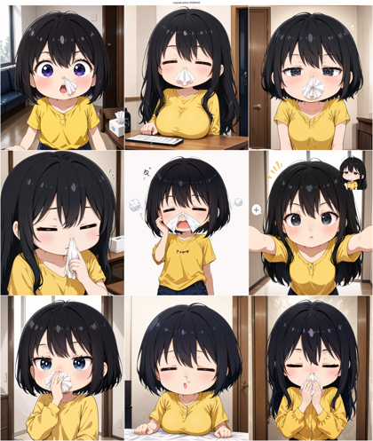 copycat-anima 20260425 - 鼻血のキャラクターを表現するプロンプト、画像生成結果:画像11