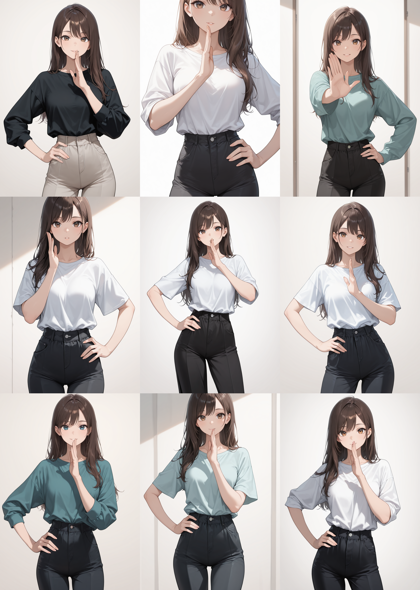 Nova Anime XL v15.0 - 片手で謝るポーズ (メンゴのポーズ) を表現するプロンプト、画像生成結果:画像3