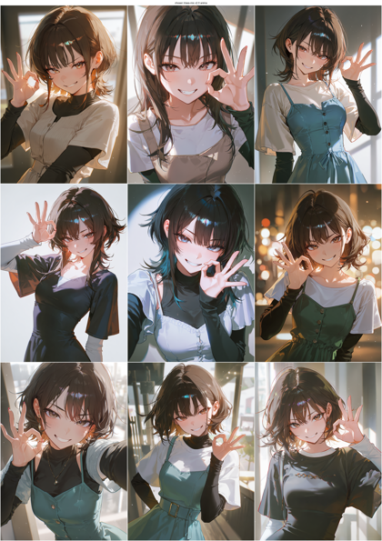 chosen Irises-mix v2.0 anima - イラスト、絵画的な表現をするプロンプト、アニメ絵の要素を弱めるプロンプト、画像生成結果:画像7