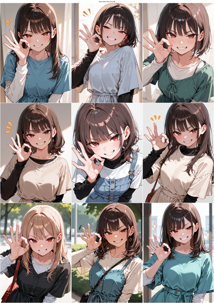 Nova Anime AM v5.0:2.9B - イラスト、絵画的な表現をするプロンプト、アニメ絵の要素を弱めるプロンプト、画像生成結果:画像3